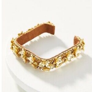 New Anthropologie Deepa Paula Gold Bracelet